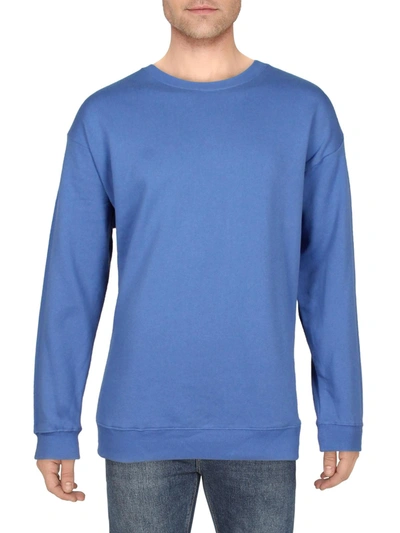 Cotton On Mens Fleece Oversized Sweatshirt In Blue