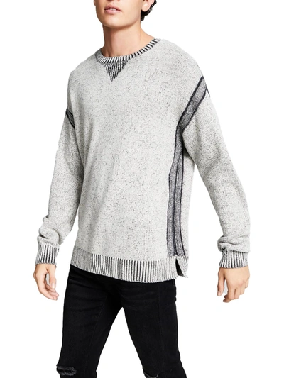 And Now This Mens Oversized Pullover Crewneck Sweater In Multi