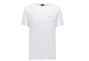 Hugo Boss Slim Fit Crew Neck T-shirt With Back Stripe Detail In White
