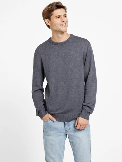 Guess Factory Walter Crewneck Sweater In Grey