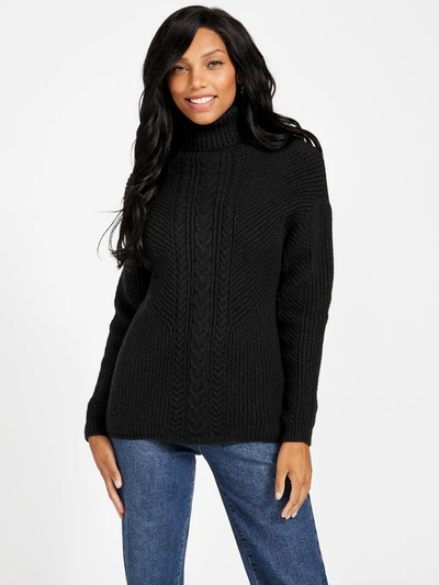 Guess Factory Melissa Turtleneck Sweater In Black