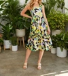 Crosby By Mollie Burch Bowie Dress In Exotic Tropics In Multi