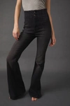 Shop Free People Jayde Flare Jeans In Black
