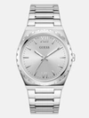 Guess Factory Silver-tone Analog Watch In Multi