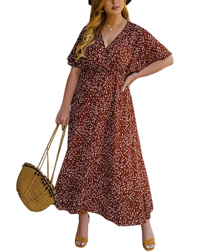 Romanissa Dress In Brown