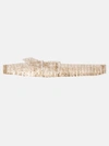 Guess Factory Bling Rhinestone Buckle Belt In Silver