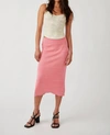 Free People Golden Hour Midi Sweater Skirt In Multi