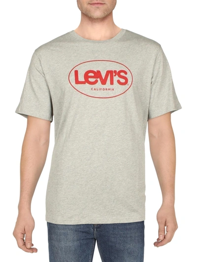 Levi's Mens Relaxed Logo Graphic T-shirt In Grey