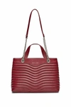 Rebecca Minkoff M. A.b. Quilted Top Handle Satchel In Pinot Noir In Multi