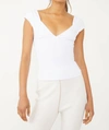 Free People Duo Bustier Top In White