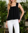 CROSBY BY MOLLIE BURCH DANNY TANK TOP IN BLACK