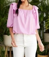 CROSBY BY MOLLIE BURCH FLOW TOP IN ORCHID