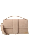 Jacquemus Le Grand Bambino Leather Crossbody Bag In Nude