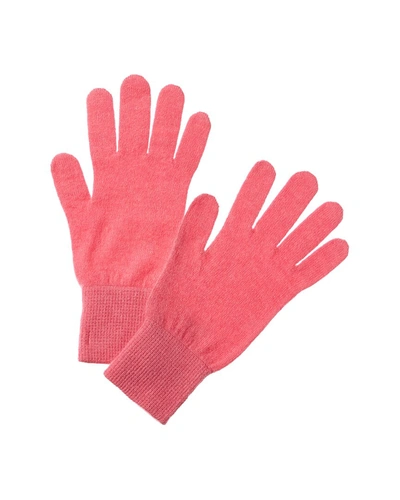 Scott & Scott London Classic Cashmere Gloves In Pink
