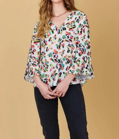 Crosby By Mollie Burch Grady Blouse In Panthera In Multi