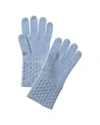 FORTE CASHMERE TEXTURE CRYSTAL CASHMERE GLOVES