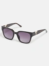 Guess Factory Square Plastic Sunglasses In Silver
