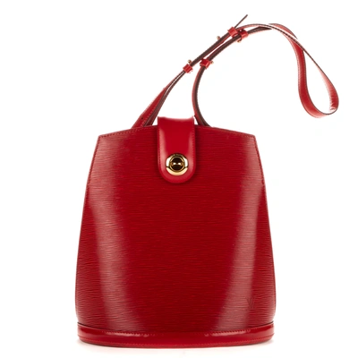 Pre-owned Louis Vuitton Cluny In Red