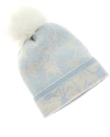 HANNAH ROSE ALL OVER JACQUARD CASHMERE HAT
