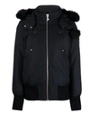 Moose Knuckles Debbie Down Jacket In Black