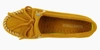 Minnetonka Kilty Plus Driving Moccasin In Yellow