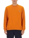 Ps By Paul Smith Ps Paul Smith Sweatshirt With Zebra Patch In Orange