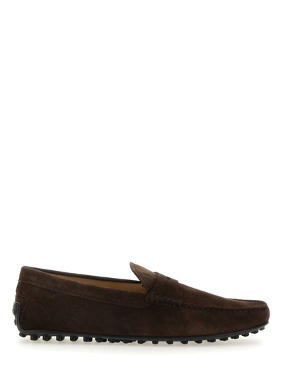 Tod's Moccasin City In Brown