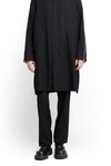 Undercover Zip-sleeve Mid-length Coat In Black