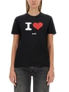Msgm Logo-print Cotton T-shirt In Black