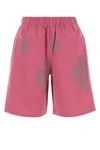 Needles Embroidered Cotton Blend Shorts In Printed