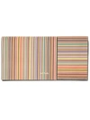 Paul Smith Signature Stripe Coin Purse In Multicolour