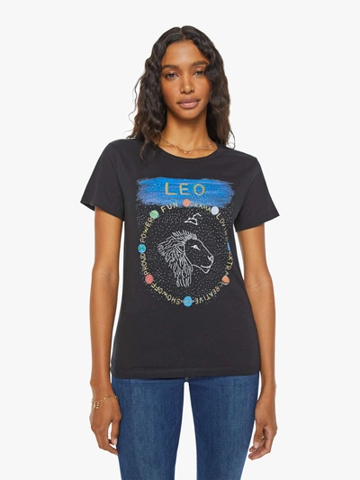 Unfortunate Portrait Leo Zodiac T-shirt In Black