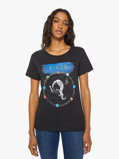 Unfortunate Portrait Virgo Zodiac T-shirt In Black