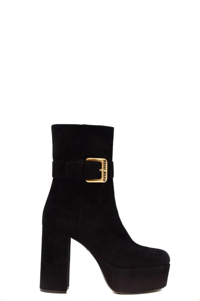 Miu Miu Bootie In Black