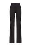 Pinko Flattering Tailored Trousers With Classic Waistband In Black