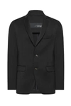 Rrd Tailored Black Blazer With Notch Lapel In Black