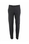 Rrd Black Wool Blend Trousers In Black
