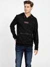 Guess Factory Harvey Logo Hoodie In Black