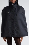 Coperni Logo-patch Bomber Cape In Black