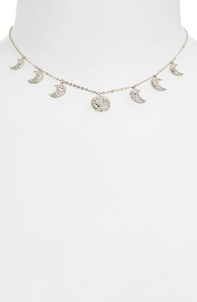 Swarovski Luna Choker Necklace In Silver