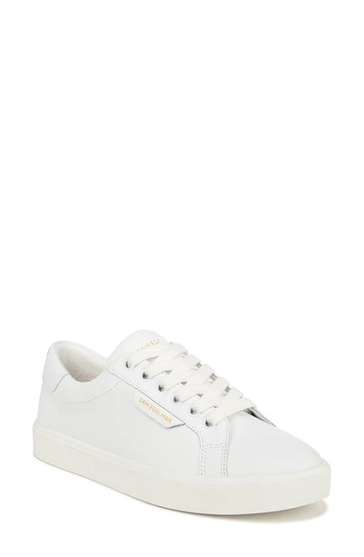 Sam Edelman Women's Ethyl Lace-up Low-top Sneakers Women's Shoes In White