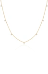 EF COLLECTION PRONG SET DIAMOND NECKLACE