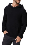 PAIGE BOWERY COTTON RIBBED HOODIE