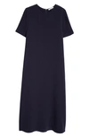 The Row Row Maxi Gress Robi Black In Navy