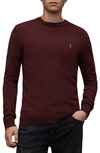 Allsaints Mode Merino Sweater In Mars Red