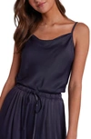 Bella Dahl Cowl Camisole In Odyssey Grey