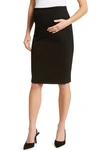 ACCOUCHÉE FOLDOVER WAIST KNIT MATERNITY PENCIL SKIRT