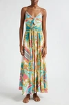 CAMILLA SAIL AWAY WITH ME PRINT SILK MAXI DRESS