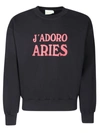 Aries Jadoro Black Sweatshirt In Black