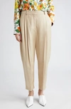 STELLA MCCARTNEY ICONIC PLEATED CROP trousers